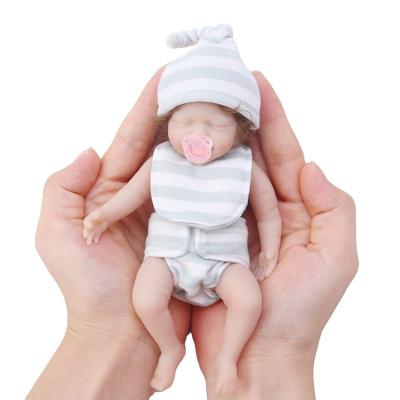 China Changeable High Quality Lifelike Soft Body 6inch Baby Girl Reborn Wholesale Dressing Dolls Silicone For Sale for sale