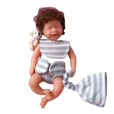 China Changeable Clothing Ready To Ship 6inch Newborn Lifelike Baby - Reborn Baby Doll Real Silicone Doll for sale