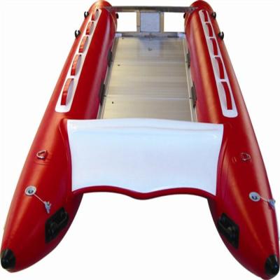 China 12.5ft Speed ​​Aluminum Floor Surfboard Boat Cheap Inflatable Relax Boat for sale