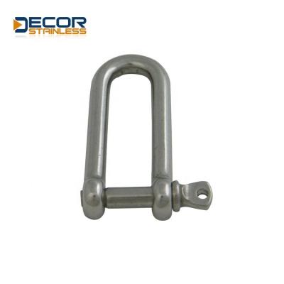 China Heavy Industry Stainless Steel Marine Long Shackle for sale