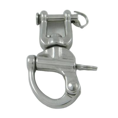 China Wholesale High Quality Heavy Industry Stainless Steel Jaw Quick Swivel Snap Shackle Quick for sale