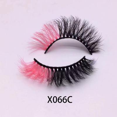 China Thick Colored Wholesale Faux Mink Lashes 3d Mink Lashes Beautiful Different Styles Synthetic Lashes for sale