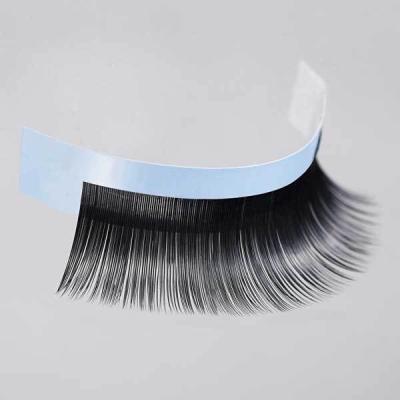 China Hot Selling Eyelash Extension Flat Eyelash Extension Ellipse Volume Thick Russian Thick Wick Extensions Soft Eyelashes Factory for sale