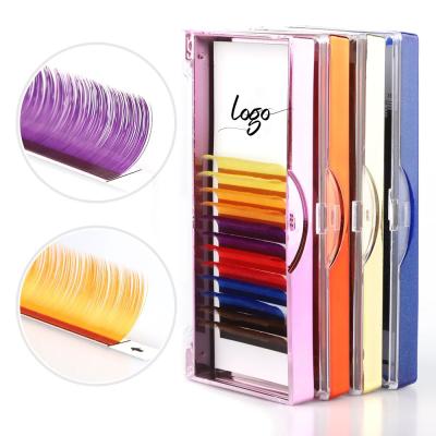 China Thick Lash Extension Supplies Private Label Eyelash Extensions Wholesale Eyelash Extensions Whips Faux Mink Individual for sale