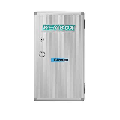 China Silver Wall Mounted Large Waterproof Key Box For Office 120 Keys for sale