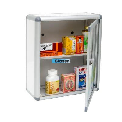 China Convenient Security Custom Metal Medicine Cabinet / First Aid Box For Office for sale