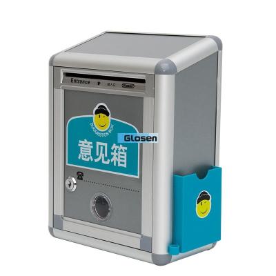 China Plastic Wall Mounted Safety Lockable Suggestion Box Waterproof  For Outdoor for sale