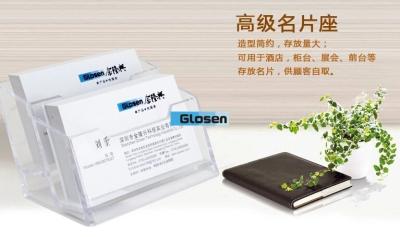 China Antiwear Acrylic Custom Trading Name Card Boxes Transparent For Men for sale