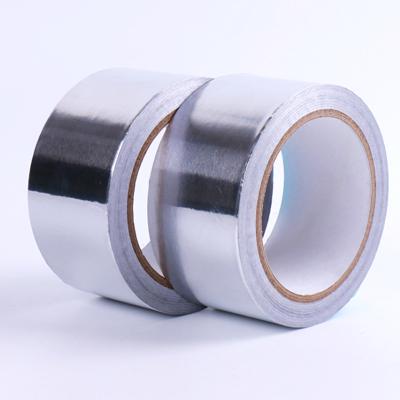 China Waterproof Aluminum Foil Tape Ideal For Sealing Connecting Hot And Cold HVAC Duct Pipe Kitchen Aluminum Foil Tape for sale