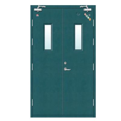 China Modern Strong And Sturdy Customizable Professional Exterior Fire Protection Stainless Steel Fire Door for sale