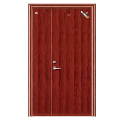 China Fire Protection Factory Wholesale Very Cheap Price Luxury Design Metal Security Front Entry Doors for sale