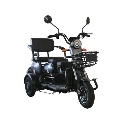 China Passenger 3.00-8 Vacuum Tires Rear Seat Safe Equipped Highlight Headlights Electric Tricycle With Rear Seat for sale