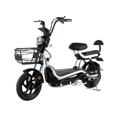 China Front+Rear Damping Brushless Motor 350w Carbon Steel Powerful Battery Life Electric Bicycle for sale