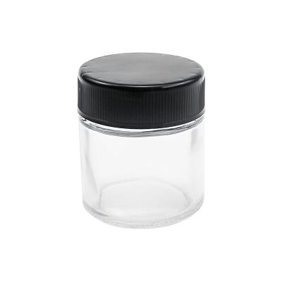 China Wholesale High Quality LENS 2021 Borosilicate Glass Lid Jar With Lid 30ML Bamboo Clear Glass Jar for sale