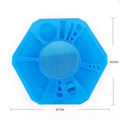 China Easy-Clean Stylish Custom Wholesale Plastic Simple Fixtures Plastic Smoking Roll Up Anime Light Roll Up Led Custom Rolling Tray Sets for sale