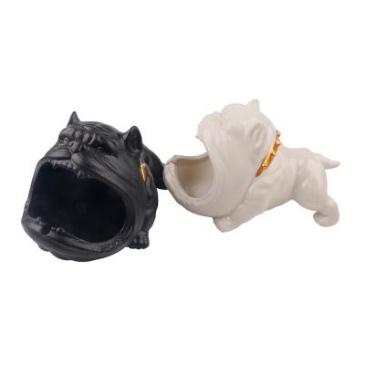 China 1 New design animal ceramic cigar ashtray LENS manufacturing ceramic ashtray ashtray for sale