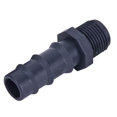 China Agriculture Irrigation Porcelain Factory Dn20 TRILITE Barb Drip Pipe Connector 16PE Straight Hose Couplings For Garden Agricultural Irrigation System for sale