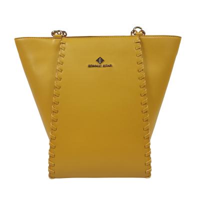 China Han Edition Wholesale Medium Knitted Cross - Body Detachable Shoulder Bags For Women Girls 2021 GoldenChains Yellow PU Leather Armor for sale