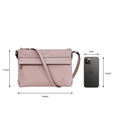 China High Quality KONNUE KONG Portable Ladies Pinch All-match Leather Women Shoulder Bag Adjustable Strap Small Cross - Body Bag for sale