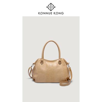 China High quality economic women's bag KONNUE KONG smooth texture handbags women leather cross - body bag ladies shooder bag for sale