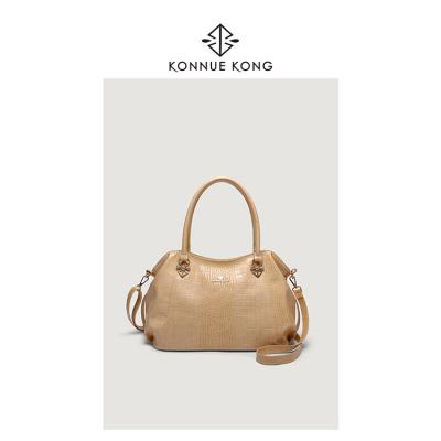 China High Quality Manufacturer KONNUE KONG S Bag Texture Handbags Smooth Leather Women 'S Shape Cross - Body Bag Ladies Shoooder Bag for sale