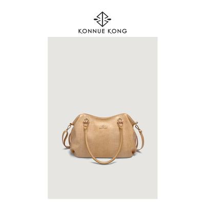 China Factory Wholesale High Quality KONNUE KONG Women's Bag Smooth LeatherTexture Handbags Women Shape Cross - Body Bag Ladies Shoooder Bag for sale