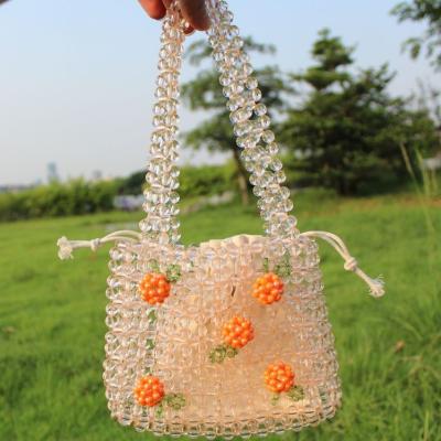 China New Fashion Fashion Hand Made Craft Luxury Pearl Beaded Handbags For Women Beaded Handmade Bag for sale