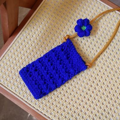 China China Handmade DIY Bag Material Woven Bag Remnant Mobile Phone Knitting Knitting Bag for sale