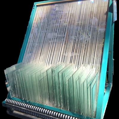 China High Quality Glass Harp Sheet Carrier or Storage Racks Glass Shelf with Roller for sale