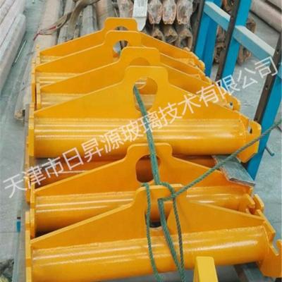 China Custom Glass Factory Overhead Crane or Forklift Crane Glass Hanger Hanging Bar For Load Glass Upload for sale