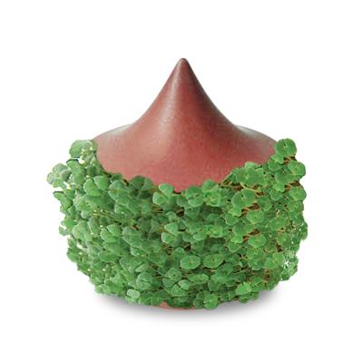 China Chia Seed Pet Houseplant Ornaments American Ceramic Potted Decoration Green Home Style Air for sale