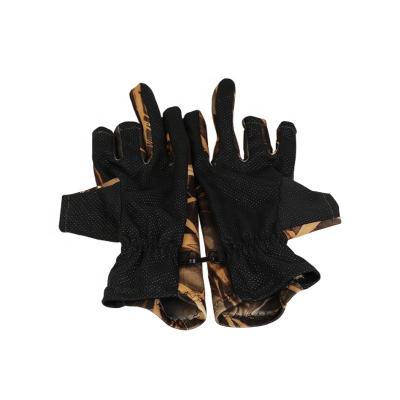 China Waterloof / Breathable Waterproof Fishing Gloves Sunscreen Fingerless Fishing Comfort Gloves for sale