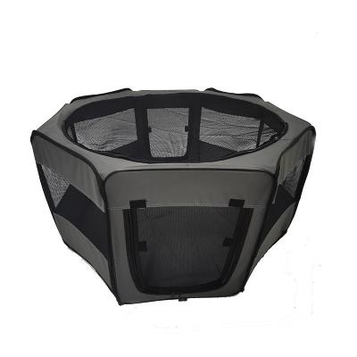 China Breathable Portable Cat Condo Collapsible Travel Litter Small Stress Free Portable Box Collapsible Feeding Cages for sale