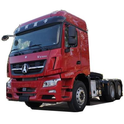 China Heavy duty aluminum alloy truck BEIBEN tractor 380HP/420HP 2638 2642 beiben lorry 6x4 tractor truck v3 for Congo for sale