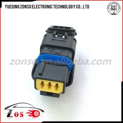 China DJ7037Y-2.5-21 3 Way Black Automotive Sicma FCI Plug Connector Male Female PBT gf20 for sale