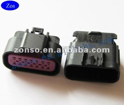 China 14pin Delphi gt150 automotive male female wire pa66 harness auto connector for sale