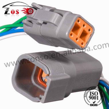 China German DTM 6 Pin Way Automotive Female Male Auto Connector ATM06-6S ATM04-6P for sale