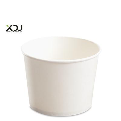 China Taiwan 520cc D111mm Disposable Custom Logo Disposable Paper Hot Bowl for sale