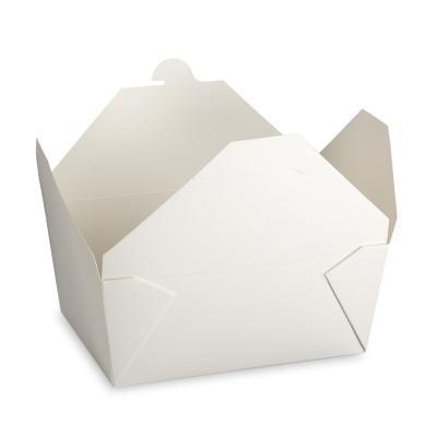 China To-Go-Taiwan 96oz Disposable Custom Logo Food Container Paper Disposable Paper Box for sale