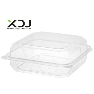 China Recycled Materials Taiwan Clear PET Bread Cake Container Packaging Disposable Takeaway Plastic Box for sale