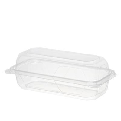 China Recycled Materials Taiwan Clear PET Bread Cake Container Packaging Disposable Takeaway Plastic Box for sale