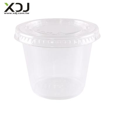 China Taiwan 5.5oz Disposable Plastic Party Cups Viable Clear Plastic Sauce Cup for sale