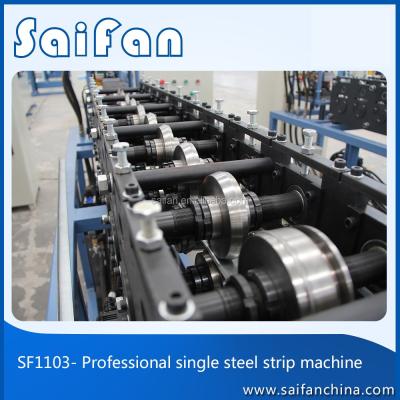 China SF1103 nailless wooden box plywood boxes machine folding professional steel wooden crates strip machine for sale