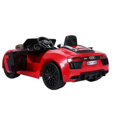 China Ride On Toy AUDI 2022 R8 Spyder Kids Electric Car Ride On Car 4 Seater Cars For Kids Toy Children for sale