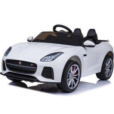 China Hot Selling Toy 12V Battery Ride On Licensed Jaguar SVR Kid Electric Car F-Type Convertible Remote Control Ride On Car For Kids for sale