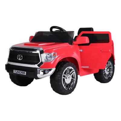 China Ride On Toy Cheap Licensed Toyota Tundra One-Seat Kid Toy Car With 6V Battery Remote Control for sale