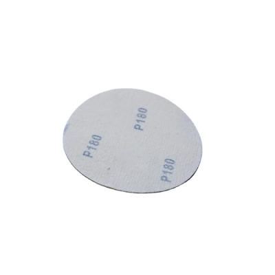 China Online Wholesale no hole round Sand paper Sanding discs Disk no holes white sand paper Round for sale