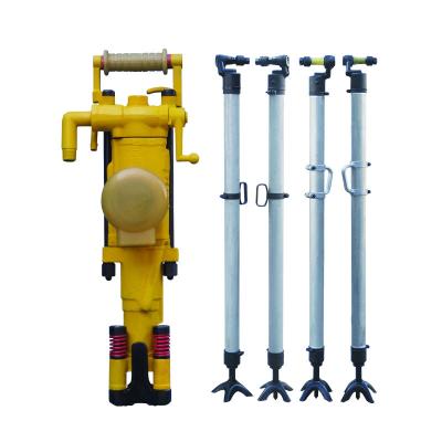 China Construction worksÂ  pusher leg rock drill YT28 for drilling Air leg  mine drilling rig for sale