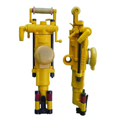 China Construction worksÂ  YT27 air leg hand-held  rock drill Pneumatic jack hanmmer  Drilling Rig Drilling deep 5m for sale