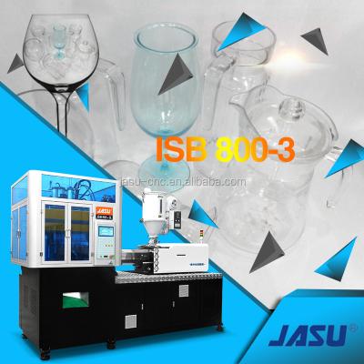 China VERTICAL 4 Cavity Canton jasu ISB 800 One Stage Injection Blow Molding Machine for sale